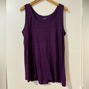Eileen Fisher Purple Sleeveless Top